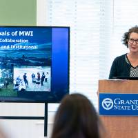 Faculty member Kathryn Remlinger speaks about the Making Waves Initiative